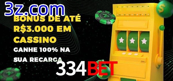 334BET melhor bônus de depósito